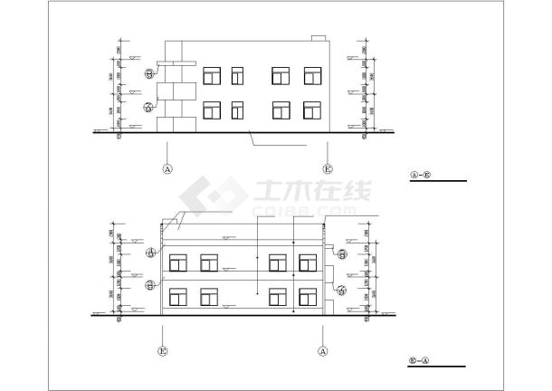 某地两层楼幼儿园建筑设计施工图纸-图二