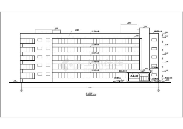 某疗养院建筑结构设计施工图（全套）-图一