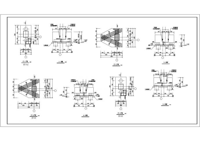 某砼柱轻钢屋面厂房结构图（共13张图）_图1