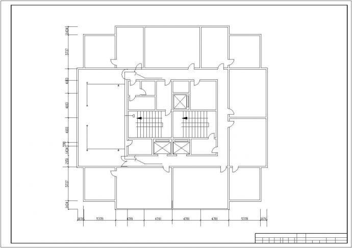 某供电局办公楼中央空调全套设计施工图纸（含设计说明）_图1