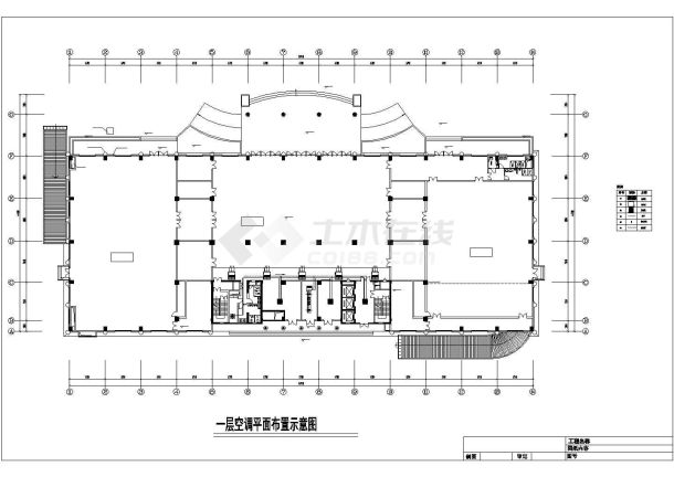 某地高层办公楼通风空调设计施工图纸-图一