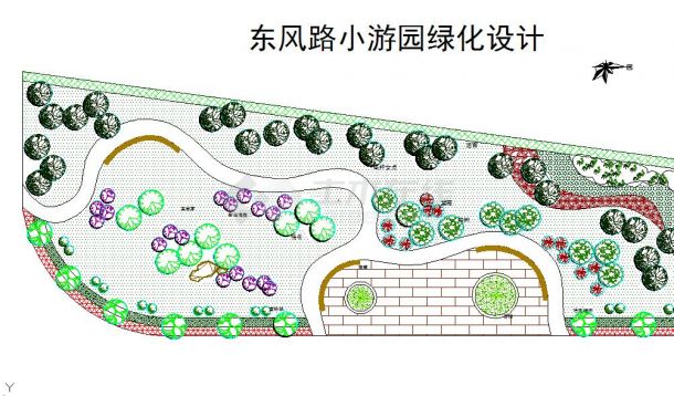  Landscape Design Plan of Small Amusement Park in an Area (2 sheets in total) - Figure 1