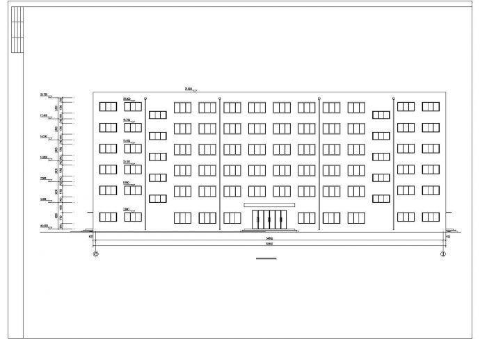 某六层综合楼建筑结构施工图（含计算书）_图1