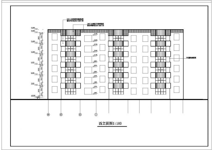 某地多层住宅建筑方案图（含设计说明）_图1