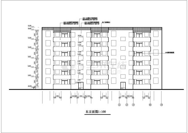 某地多层住宅建筑方案图（含设计说明）-图二