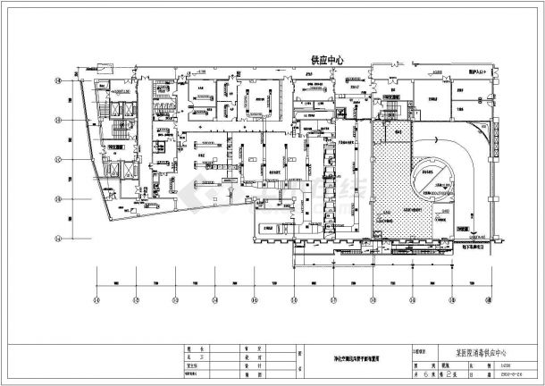 某省医院消毒供应中心整套净化空调设计施工图纸-图二
