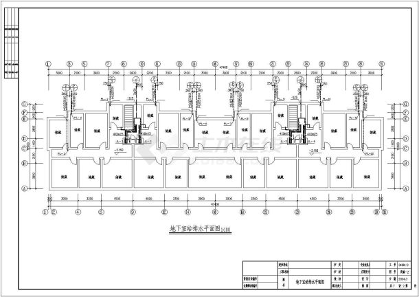 某地区多层住宅楼给排水施工图（含设计说明）-图二