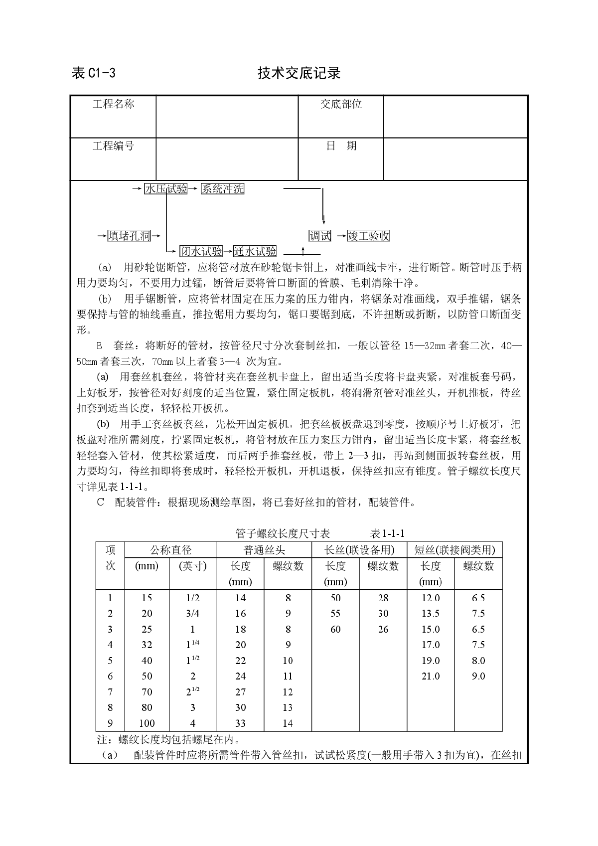 暖卫设备及管道安装基本工艺技术交底-图二