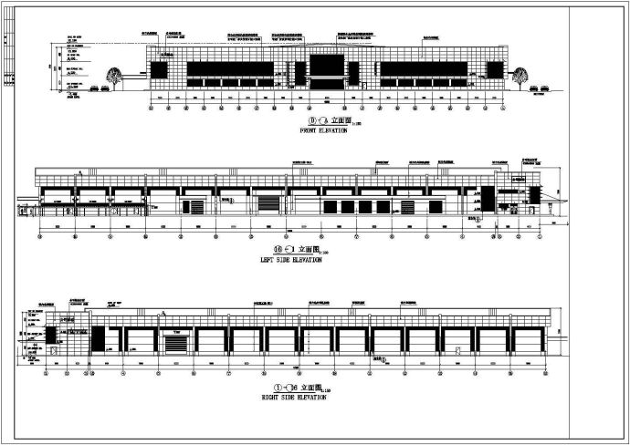 某塑料加工厂房建筑设计图纸（全套）_图1