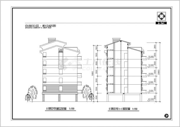 某地区生态社区绿色家园建施设计图纸-图二