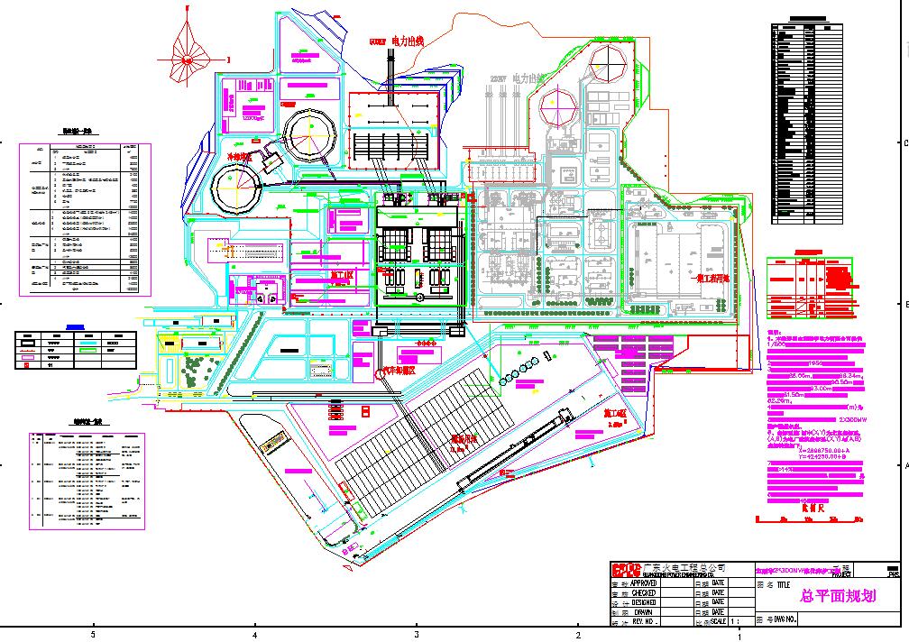 一张完整详细的电子厂房规划设计图纸（共计1张）