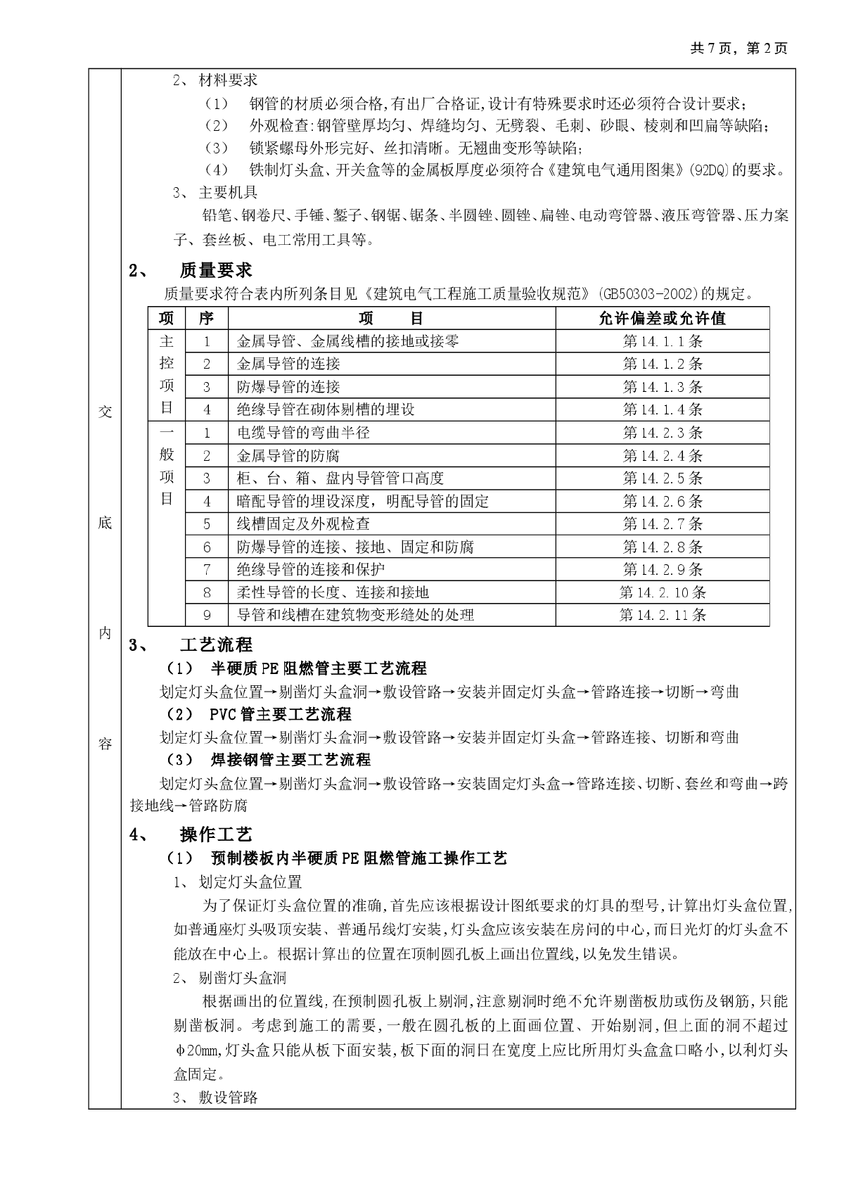 预制楼板内管路敷设工程技术交底-图二