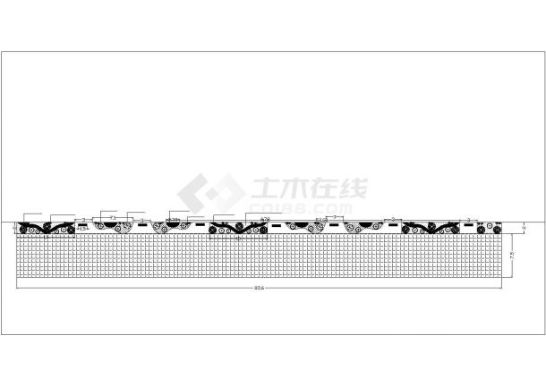 某地区人行道旁绿化设计图（共5张）-图二