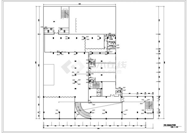 某大型宾馆给排水施工设计图（共3张）-图二