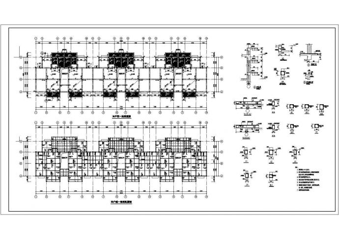 某地区多层砖混结构设计图（共5张）_图1