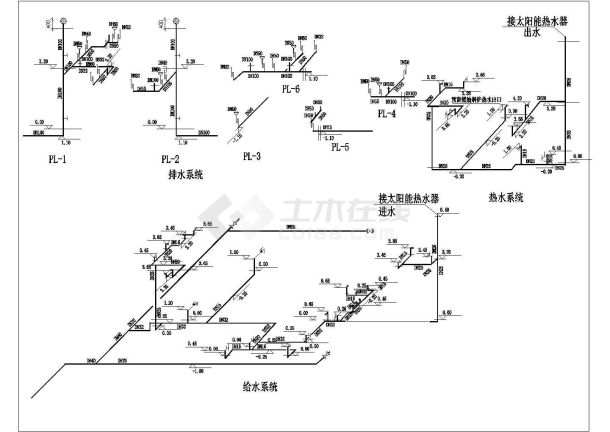 某地区别墅给排水详细设计施工图纸-图一