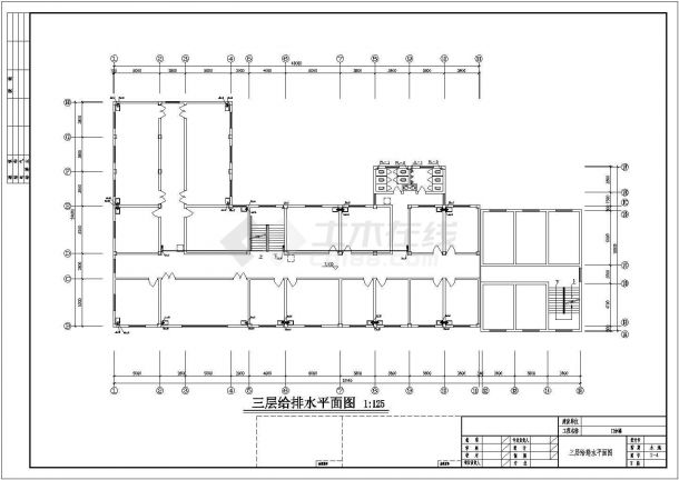 四层医院建筑给排水施工设计图（含设计说明）-图二