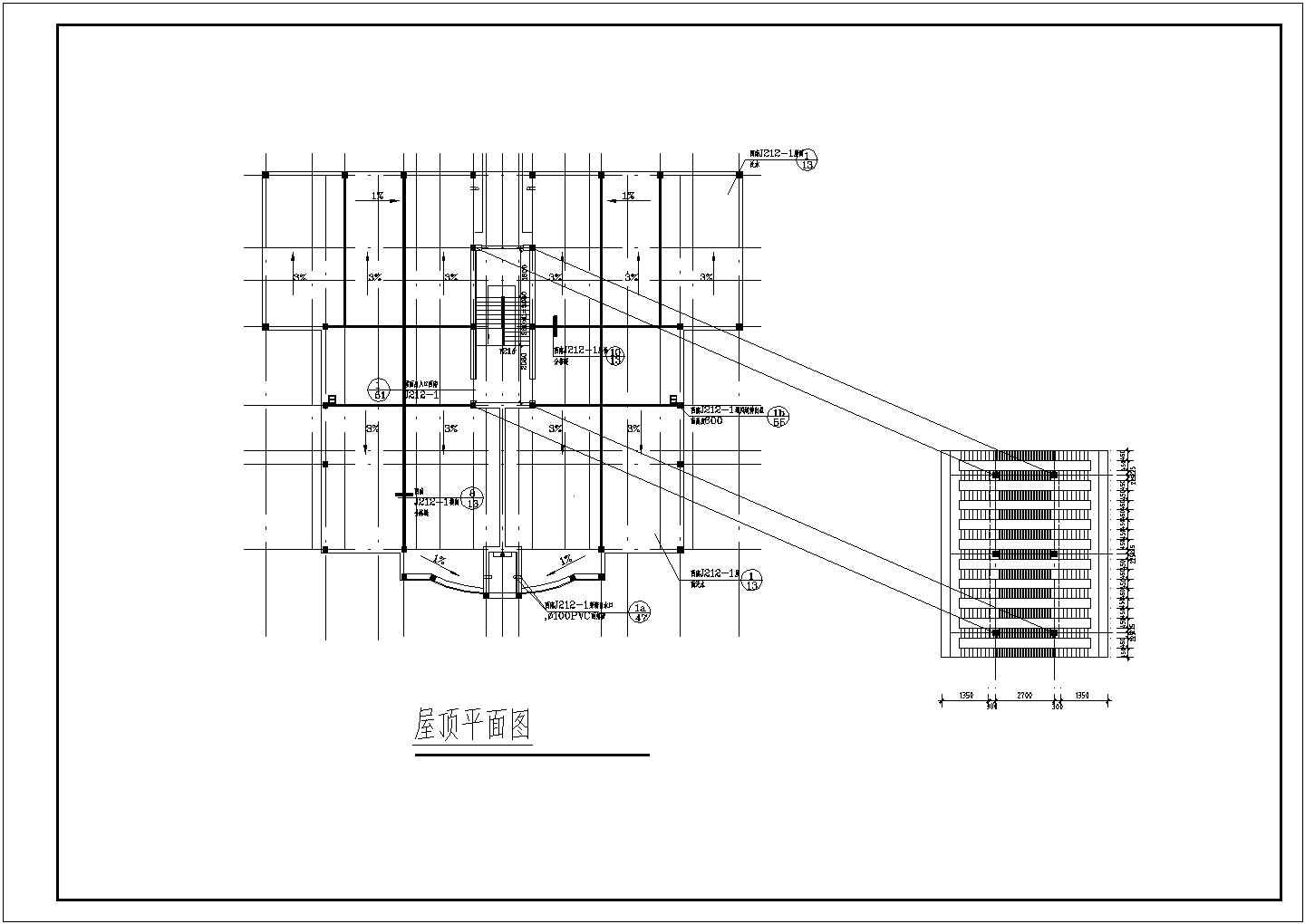 六层点式住宅楼整套设计施工cad图