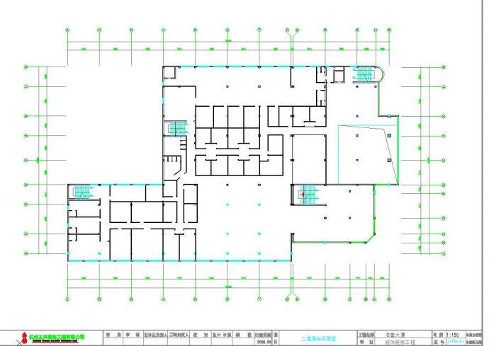 酒店建筑结构设计全套施工图纸（共30张）_图1