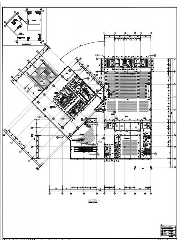 超高层百米框架结构办公及会议中心建筑设计方案文本-图二