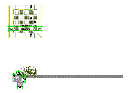 300宽齐地树池标准CAD详图设计-图二