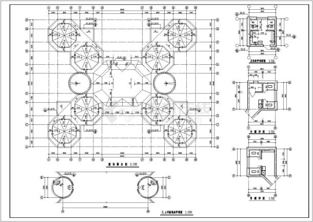 欧式幼儿园建筑施工图-欧式幼儿园建筑施工图-图一