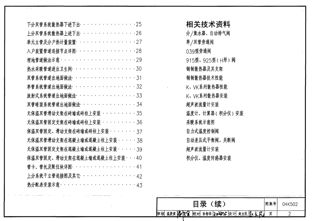 04K502热水集中采暖分户热计量系统施工安装（高清）-图二