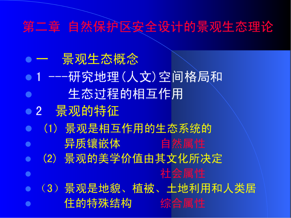 环境课件第二章 自然保护区安全设计的景观生态理论-图二