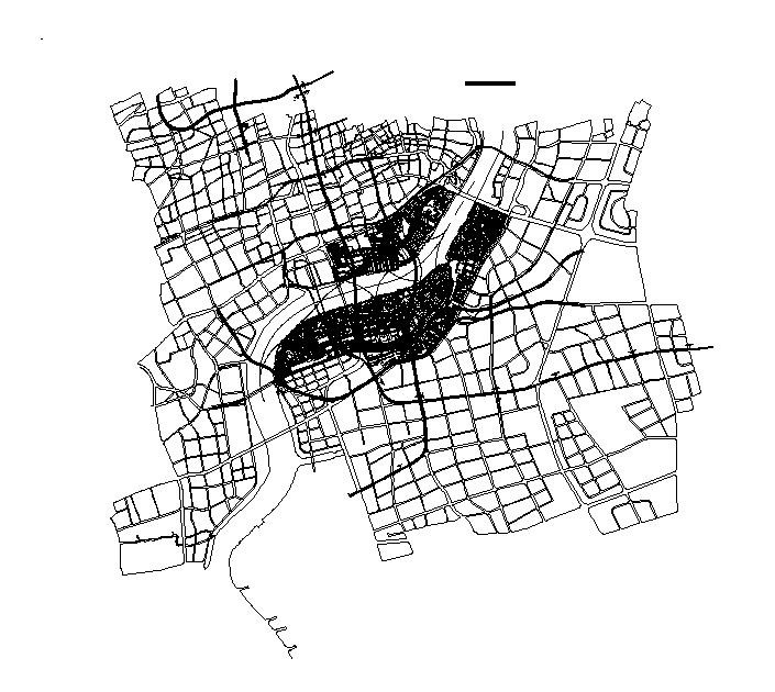 某城市CAD平面规划总图
