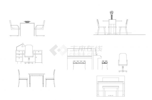 室内家具-05综合CAD图-图一