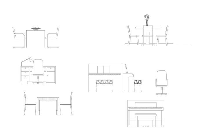 室内家具-05综合CAD图_图1
