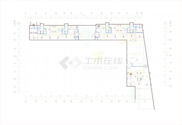 高层住宅建筑地下室（含人防） 电气 专业图纸-图一