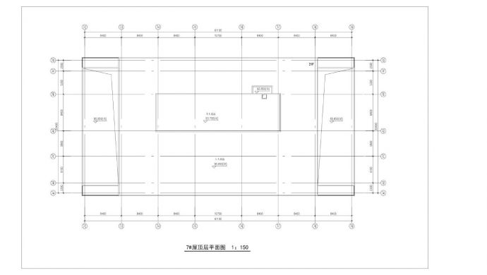 宁波高新区远大中心项目-7号楼建施平面CAD图_图1