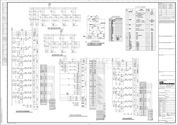 百度国际大厦A座-E9003～E9006人防配电箱系统CAD图-图二