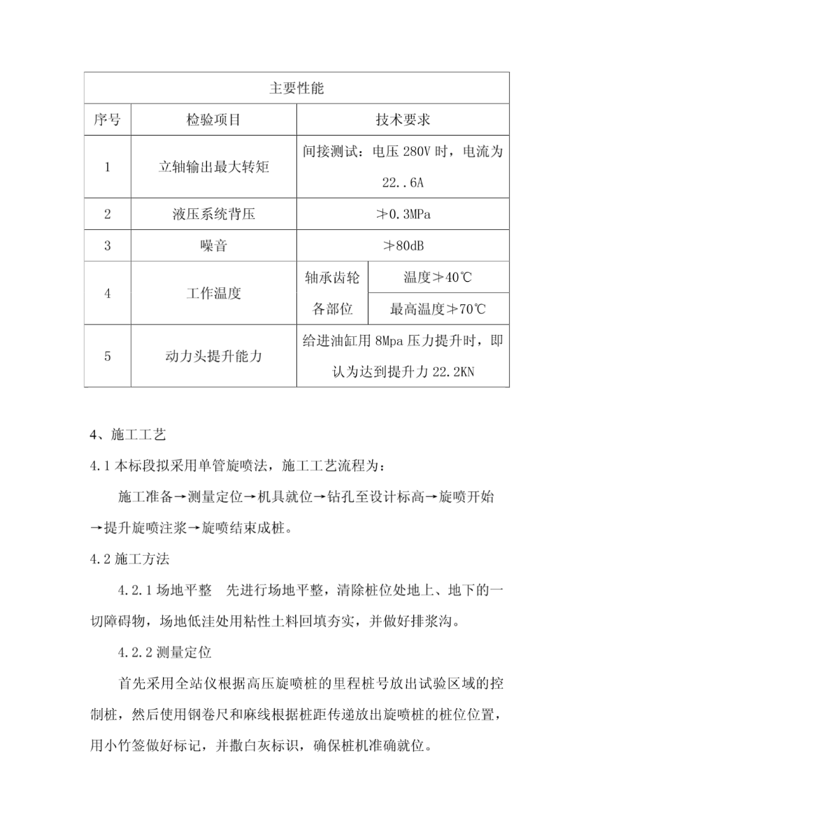 唐山至曹妃甸高速公路TC-8合同高压旋喷桩施工方案-图一