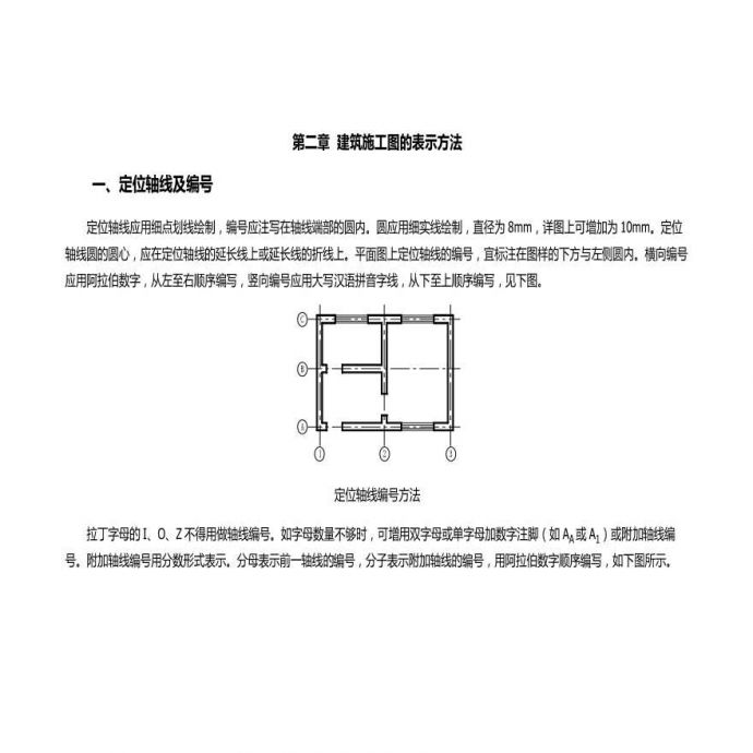 建筑施工图的表示方法_图1