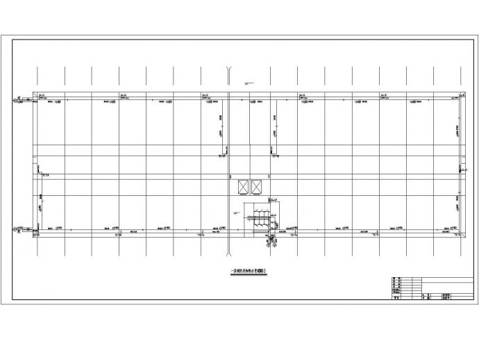 大型三层现代化仓库厂房给排水消防系统CAD设计图_图1
