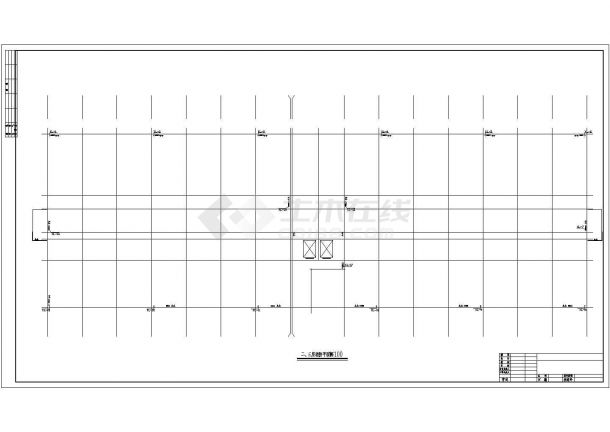 大型三层现代化仓库厂房给排水消防系统CAD设计图-图二