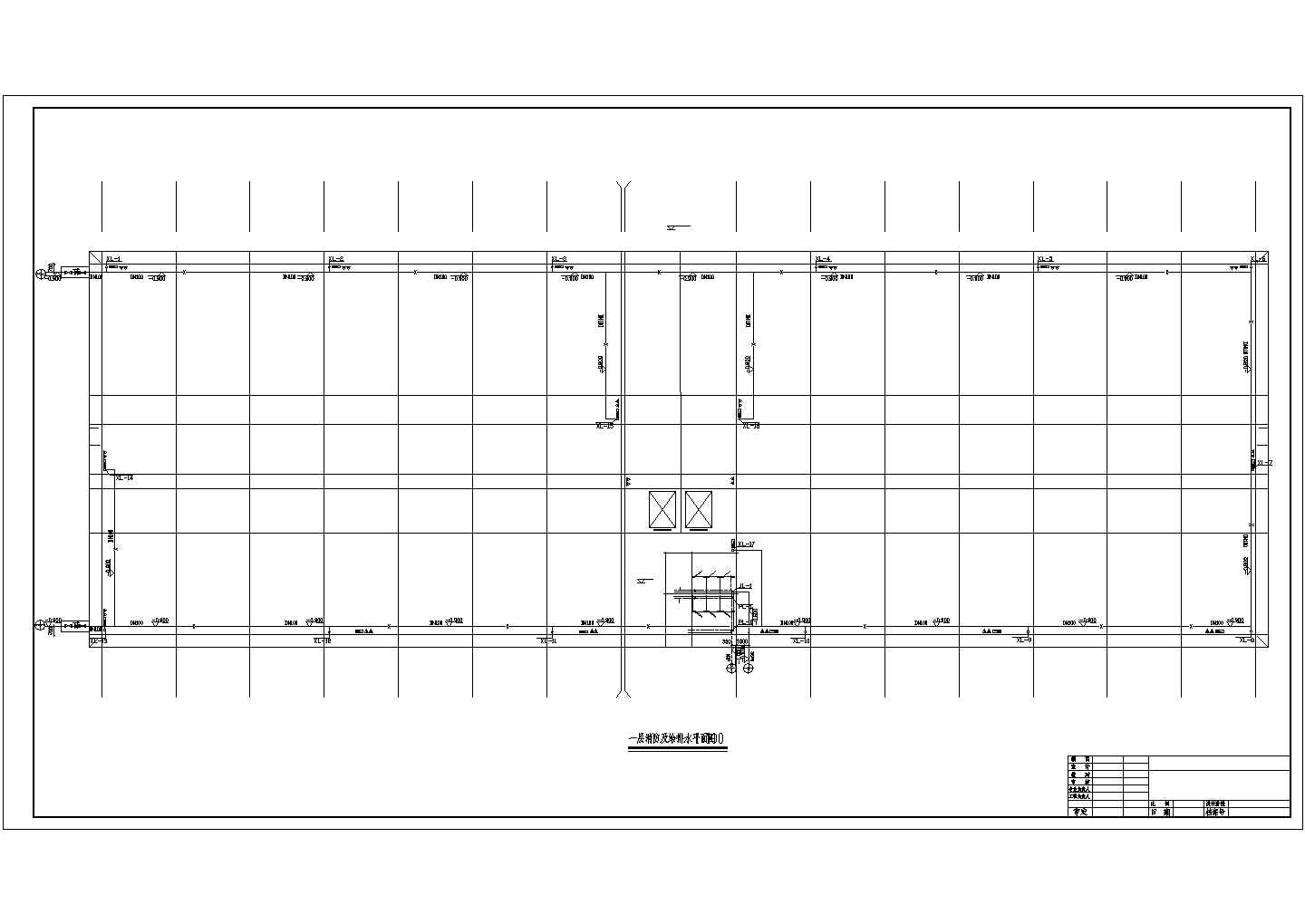 大型三层现代化仓库厂房给排水消防系统CAD设计图