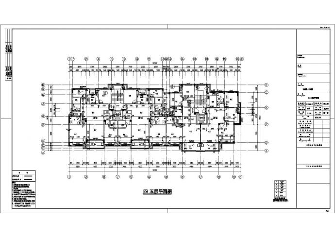 3400平六层（局部七层）带商业网点及配套用房住宅商住楼建筑结构全套施工图_图1