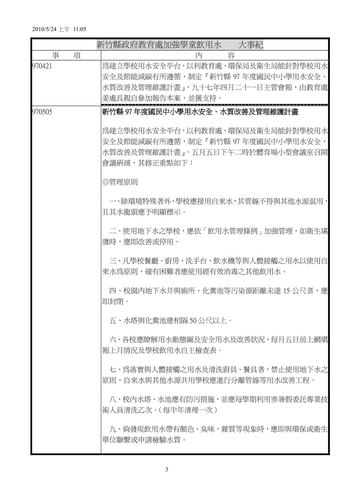 新竹县学校饮用水卫生安全管理维护沟通座谈会(97/6/5)-图二