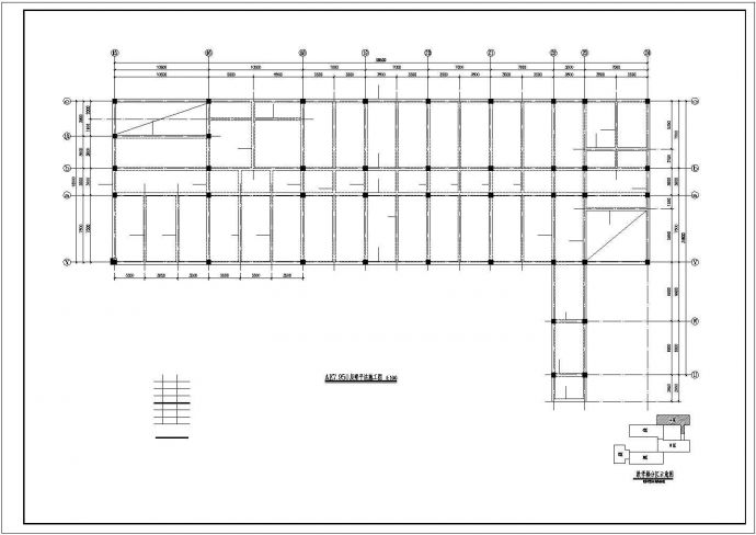 某坡屋面框架结构建筑设计施工图纸_图1