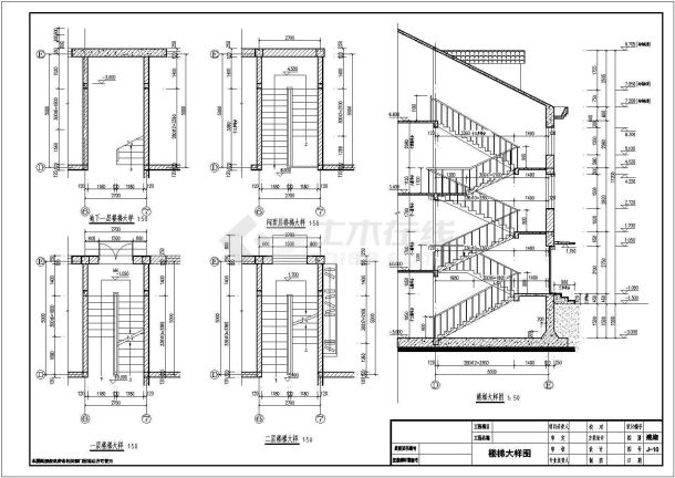 两层砖混结构独栋别墅建筑施工图（含地下室）-图二