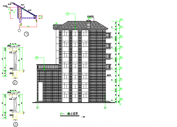 某沿街高住楼建筑结构设计施工图（含设计说明）_图1