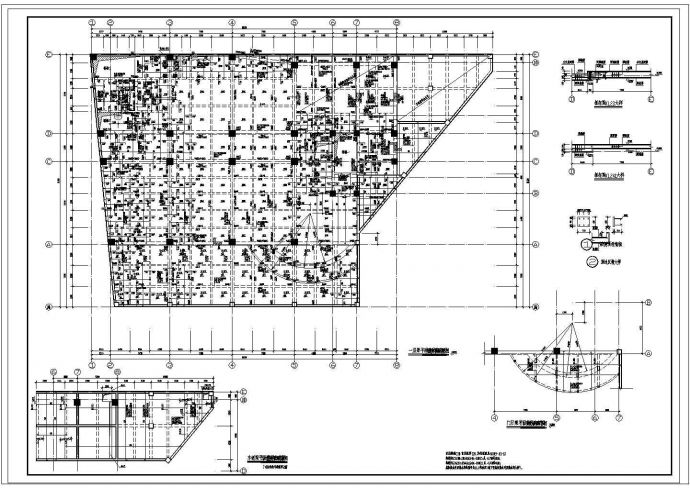 某地市中心高档住宅结构建筑设计图_图1