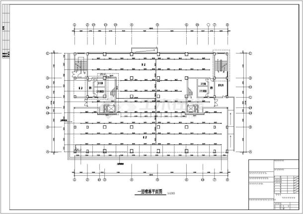 高层商住楼标准给排水系统设计施工图（带泵房）-图二