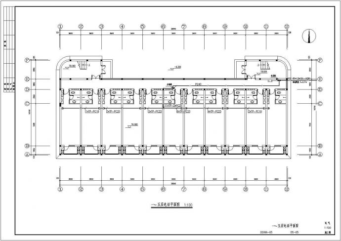 某地区连锁服装厂车间电气设计施工图_图1