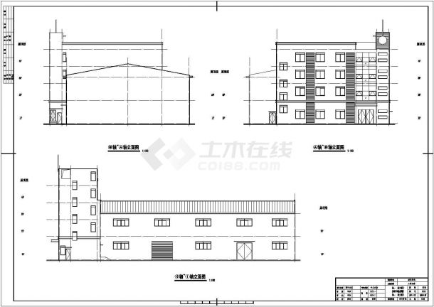 现代风格包装装潢印刷厂建筑施工图（27mx45.7m）-图一