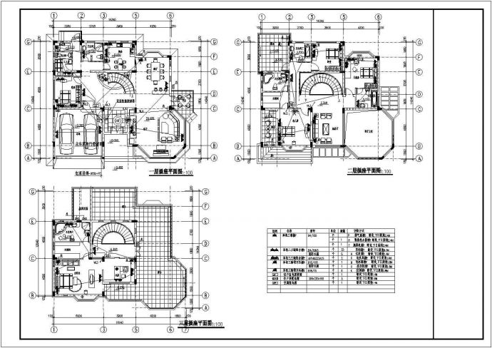 某地方小型中式别墅电气施工设计图纸_图1