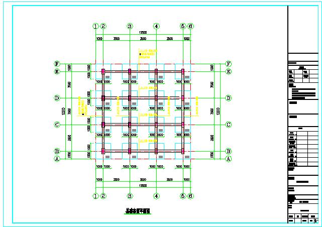 500T12米高位水箱钢架图